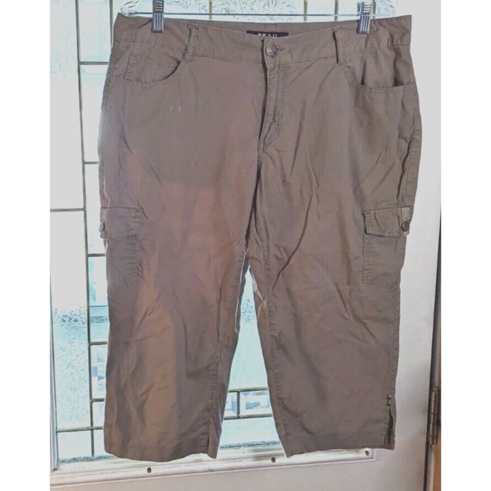 Beau Dawson women's tan size 12 capris preowned